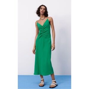 ZARA RUCHED DRESS